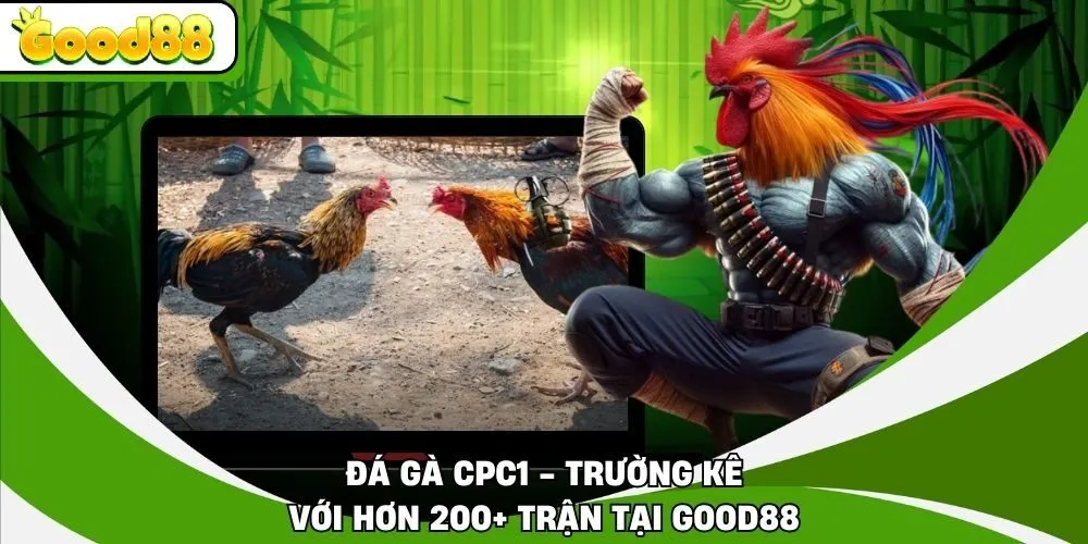 Đá Gà CPC1 - Trường Kê Với Hơn 200+ Trận Tại Good88