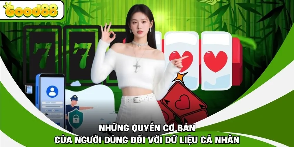 Những quyền cơ bản của người dùng đối với dữ liệu cá nhân